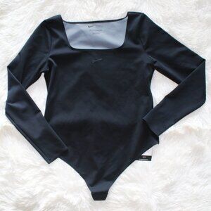 Black Nike Form Long Sleeve Bodysuit